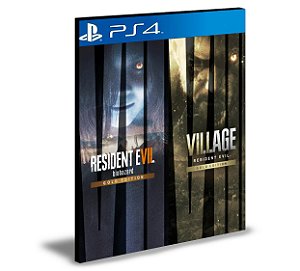 Resident Evil 7 Gold Edition & Village Gold Edition Ps4 e PS5 Mídia Digital