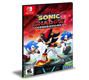 SONIC X SHADOW GENERATIONS Nintendo Switch Mídia Digital