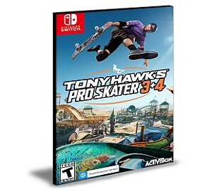 Tony Hawk's Pro Skater 3 + 4 Nintendo Switch Mídia Digital