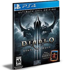 DIABLO 3 REAPER OF SOULS ULTIMATE EVIL EDITION Ps4 e Ps5 Psn Mídia Digital