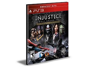 INJUSTICE GODS AMONG US ULTIMATE EDITION PS3 PSN MÍDIA DIGITAL