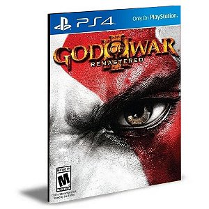 GOD OF WAR 3 REMASTERED PS4 e PS5 PSN MÍDIA DIGITAL