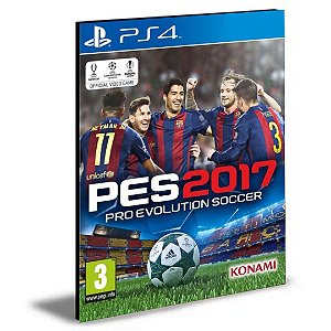 PES 2017 PS4 PSN MÍDIA DIGITAL