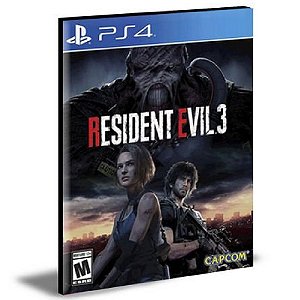 Resident Evil 3 Nemesis Remake Ps4 e Ps5 Mídia Digital