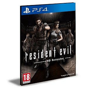 RESIDENT EVIL HD REMASTER PS4 e PS5  PSN  MÍDIA DIGITAL