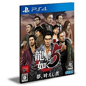 Yakuza 5 Remastered Ps4 e Ps5  Psn  Mídia Digital