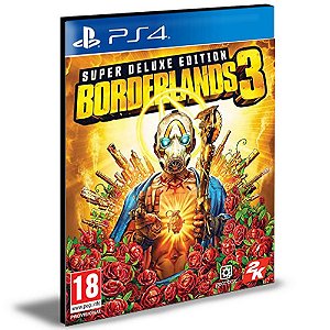 Borderlands 3 - Edição Super Deluxe Ps4 e Ps5  Psn  Mídia Digital Português