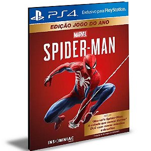 Marvel's Spider-Man Game of the Year Edition PS4 e PS5 MÍDIA DIGITAL