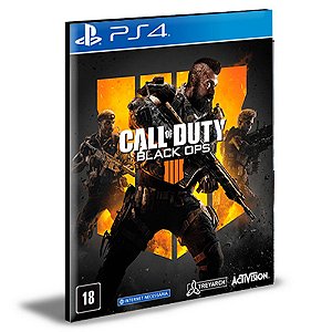 Call Of Duty Black Ops 4 Português Ps4 e Ps5 Psn  Mídia Digital