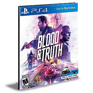 Blood and Truth Ps4 e Ps5 Psn  Mídia Digital