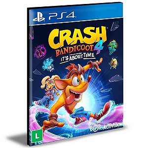 Crash Bandicoot 4 It’s About Time Ps4 e Ps5 Psn Mídia Digital