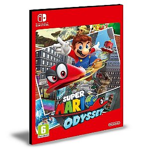 Super Mario Odyssey Nintendo Switch Mídia Digital