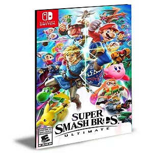 Super Smash Bros Ultimate Nintendo Switch Mídia Digital