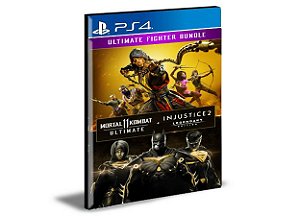 Mortal Kombat 11 Ultimate + Injustice 2 Leg. Edition Bundle Ps4 e PS5 Mídia Digital