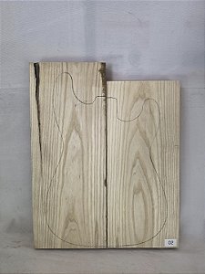 CORPO (BLANK) PARA GUITARRA / BAIXO ASH 2 PEÇAS