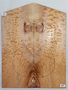 TAMPO MAPLE GUITARRA/BAIXO (DROP-TOP) 2A