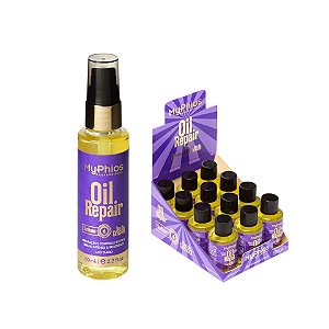 Kit Óleo Reparador Sunflower 60 ml + Display c/12 Óleo 7ml MyPhios