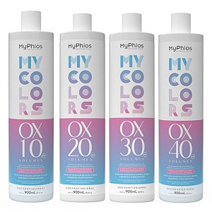 Kit OX 10, 20, 30 e 40 Vol MyColors  MyPhios Professional