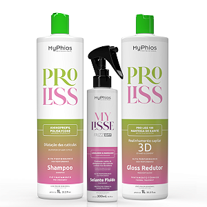 Kit Realinhamento ProLiss 1L 3D + Selante My Lisse 300mL  - MyPhios