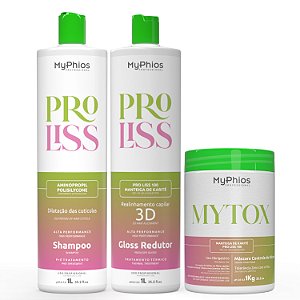 Kit Realinhamento ProLiss 3D 1L +Redutor de volume MYTOX 1KG - MyPhios