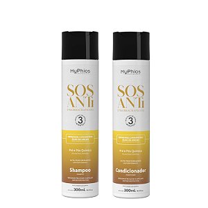 Kit Shampoo e Condicionador SOS Antiemborrachamento MyPhios