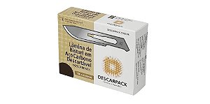 Lâmina de Bisturi em Aço Carbono - Descarpack