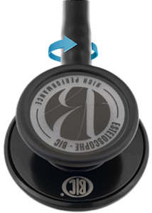 Estetoscópio BIC Eternity III Dup All Black