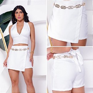 Shorts Saia Assimétrica