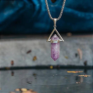 Pingente em prata925 - Na Pedra Natural