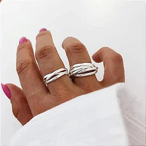 Anel em prata925 - Fios