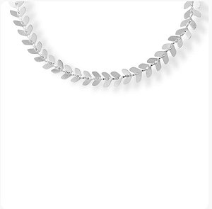 Tornozeleira em prata925 - Escama