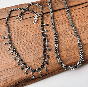 Gargantilha Pikun com Flores