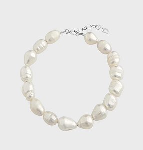 PULSEIRA EM PRATA925 - PÉROLA DE ÁGUA DOCE