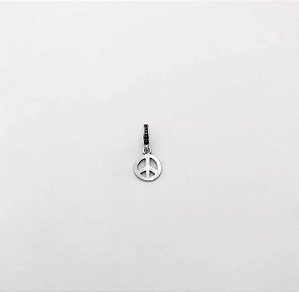 Berloque em Prata925 -  com Símbolo da Paz