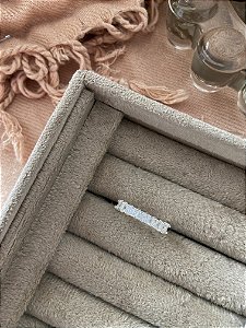 Anel em Prata925 - Aparador Cravejado com Zircônia