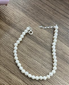 Pulseira em Prata925 - de Pérolas Shell