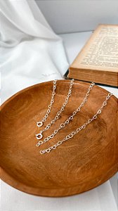 Pulseira em Prata925 - Coração vazado