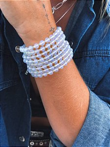 Pulseira em Prata925 - Opala ( unidade )