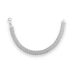 Pulseira em Prata925 -  Pipoca Grossa