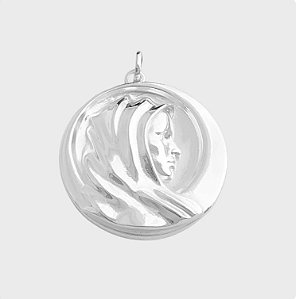 Pingente em Prata925 de Virgem Maria