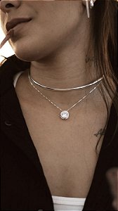 Gargantilha em Prata925 - Aro Choker