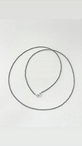 Gargantilha em Prata925 com Pedra Natural Hematita