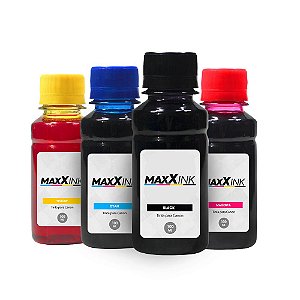 Kit 4 Tintas para Canon G5011 CMYK 100ml Maxx Ink