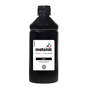 Tinta para Epson EcoTank L120 Black 500ml Corante MetaInk