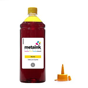 Tinta para Epson EcoTank L120 Yellow 1 Litro Corante MetaInk