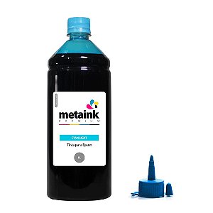 Tinta para Epson EcoTank L800 Cyan Light 1 Litro Corante MetaInk