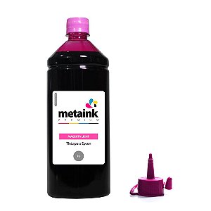 Tinta para Epson EcoTank L805 Magenta Light 1 Litro Corante MetaInk