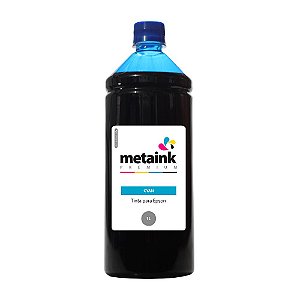 Tinta para Epson EcoTank T544 Cyan 1 Litro Corante MetaInk