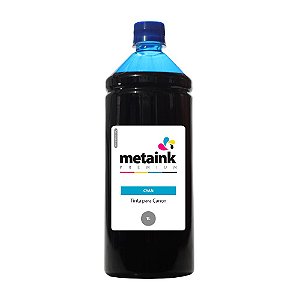 Tinta para Canon MegaTank G1100 Cyan 1 Litro Corante MetaInk