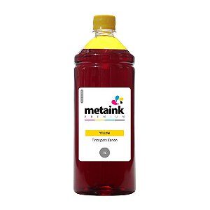 Tinta para Canon MegaTank G3111 Yellow 1 Litro Corante MetaInk